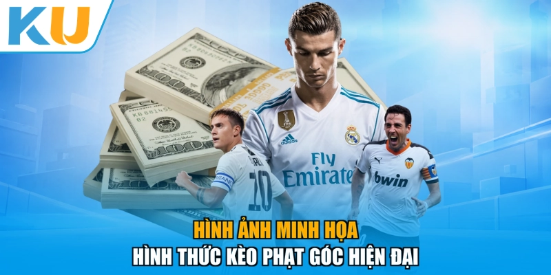 Hình ảnh minh họa hình thức kèo phạt góc hiện đại