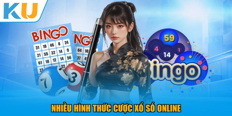 Nhiều hình thức cược xổ số online