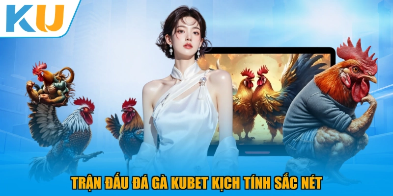 Trận đấu Đá Gà KUBET kịch tính sắc nét